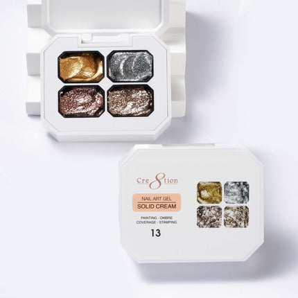 Cre8tion Nail Art Gel - Solid Cream - 13