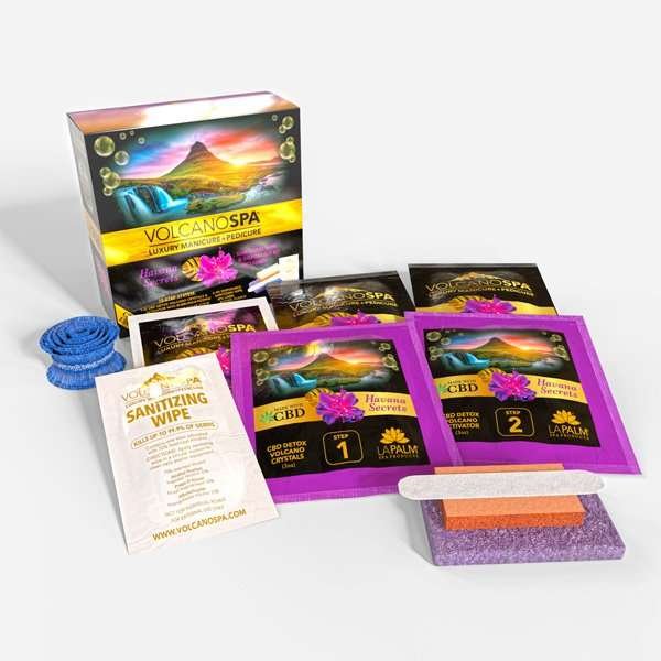 Volcano - Pedicure Deluxe 5in1 (Case 36 Boxes) - Many Scents