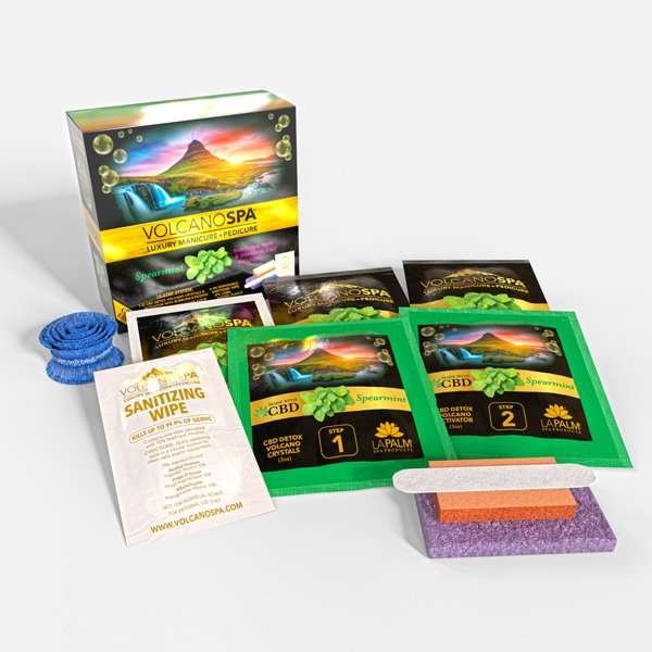 Volcano - Pedicure Deluxe 5in1 (Case 36 Boxes) - Many Scents