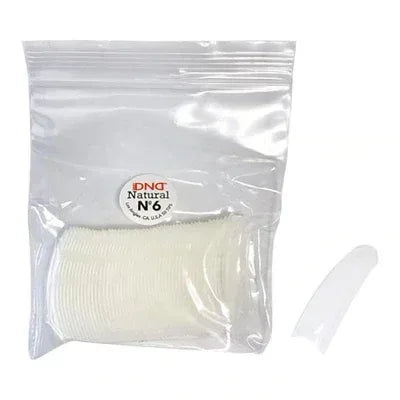 DND Natural Tips - #6 (50pcs/bag) - TTT Nails Supply