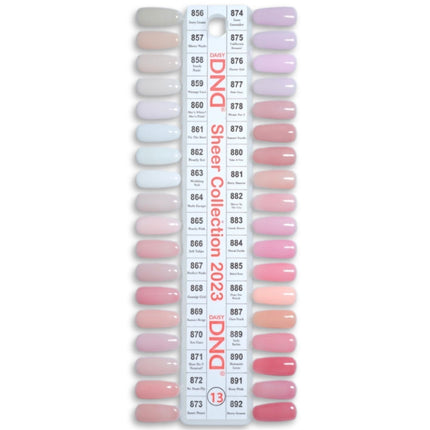 DND - Gel & Lacquer Duo Full Set 36 Colors (#11, #12, #13, #14, #15, #16)