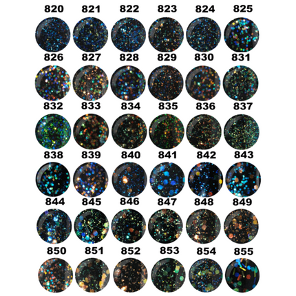 DND - Overlay Top Gel Duo Full Set 36 Colors (#820 - #855)