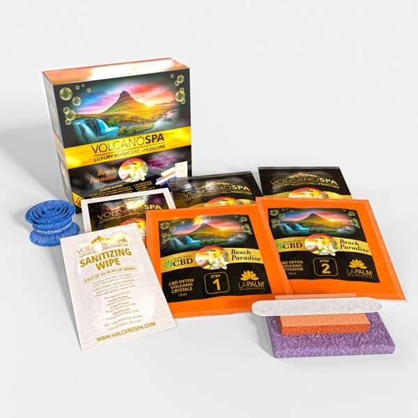 Volcano - Pedicure Deluxe 5in1 (Case 36 Boxes) - Many Scents