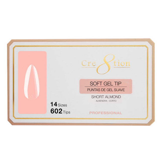 Cre8tion - Soft Gel X Tips Box - Almond (S, M, L)