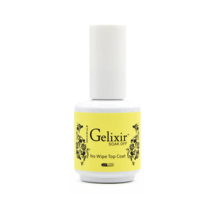 Gelixir No Wipe (No Cleanse) Gel Top Coat – 0.5oz