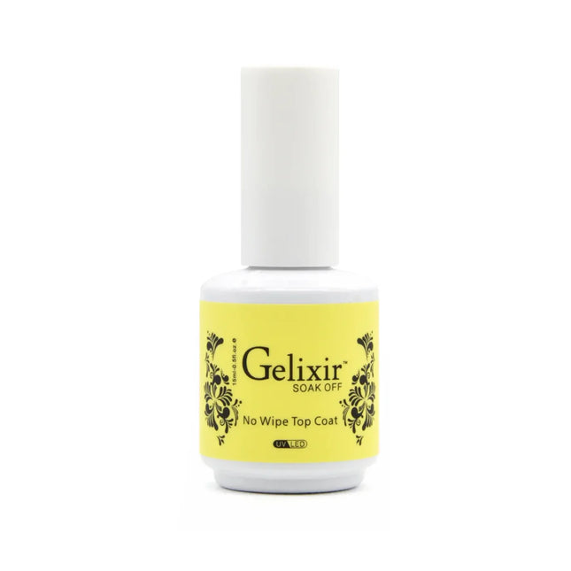Gelixir No Wipe (No Cleanse) Gel Top Coat – 0.5oz