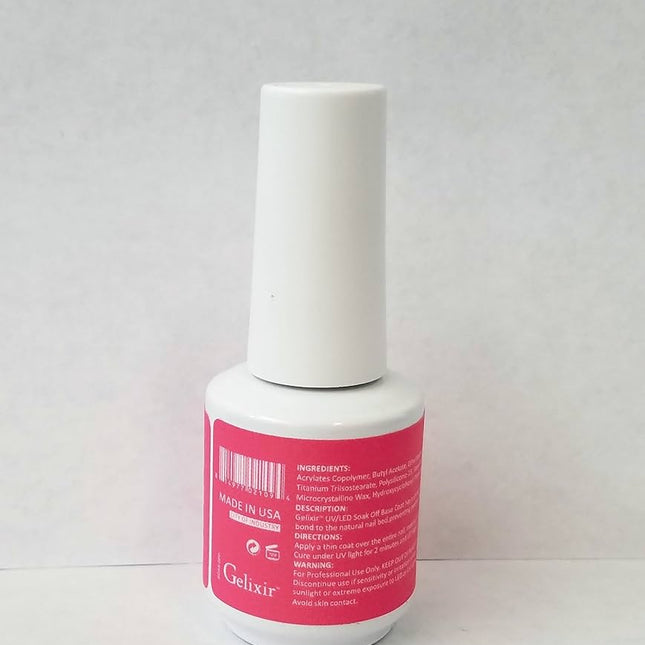 Gelixir - Soak Off Base Coat 0.5oz 2