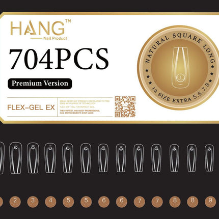 Hang - Soft Gel Ex Tips Square (NEW 2024)