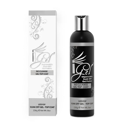 IGEL Gel Top Coat No Cleanse Refill 8oz