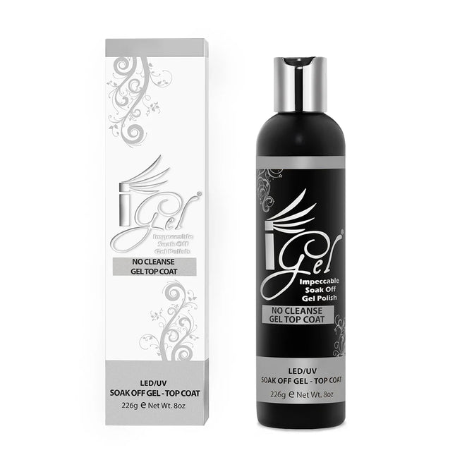 IGEL Gel Top Coat No Cleanse Refill 8oz