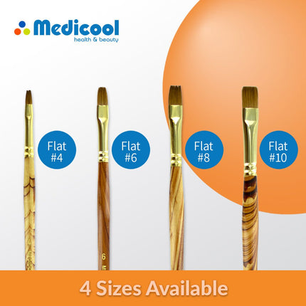 Medicool - Kolinsky Flat Sable Brushes