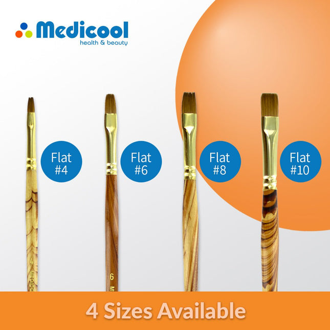 Medicool - Kolinsky Flat Sable Brushes
