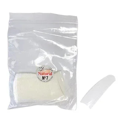 LAMOUR Natural Tips - #7 (50pcs/bag) - TTT Nails Supply