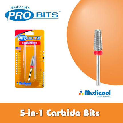 Medicool - 5 in 1 Carbide Bits for Nails 3/32-(CC22)