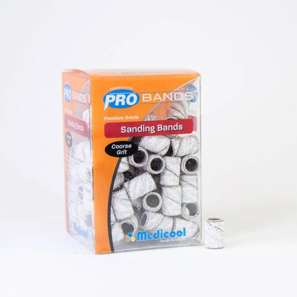 Medicool zebra Sanding Bands - Coarse (100pcs/box) - TTT Nails Supply