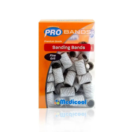 Medicool Zebra Sanding Bands - Fine (100pcs/box) - TTT Nails Supply