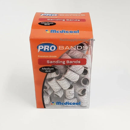 Medicool zebra Sanding Bands - Medium (100pcs/box) - TTT Nails Supply