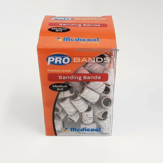 Medicool zebra Sanding Bands - Medium (100pcs/box) - TTT Nails Supply