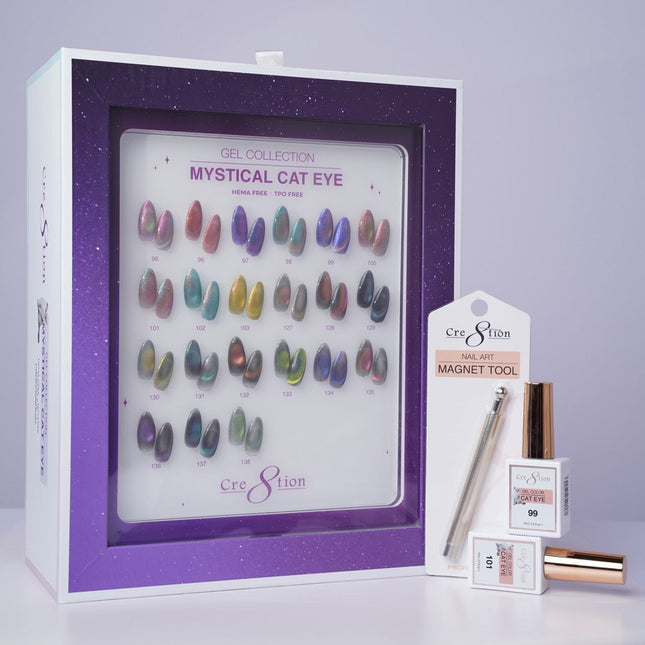Cre8tion Cat Eye Gel Mystical Collection Kit - 21 Colors Set (#95 - #103 & #127 - #138)