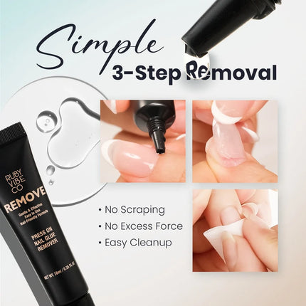 Ruby Vibe Co - NailEase BondFix Glue & Remover