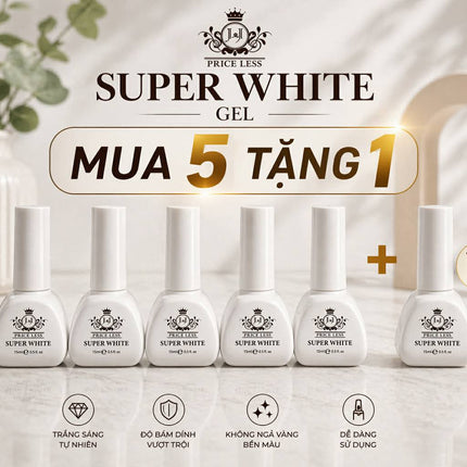 J&J PRICE LESS - Super White Gel 0.5oz