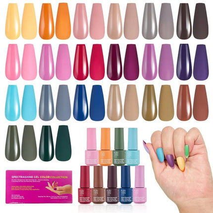 Ruby Vibe Co - SpectraShine Gel Color Collection – 20 Colors Set