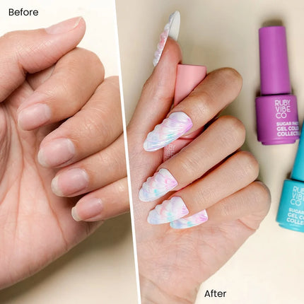 Ruby Vibe Co - Sugar Frost Pastel Gel Color Collection – 20 Colors Set
