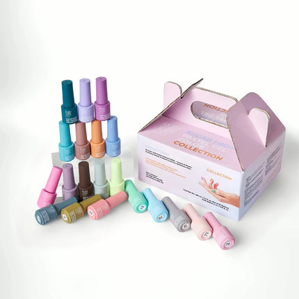 Ruby Vibe Co - Sugar Frost Pastel Gel Color Collection – 20 Colors Set