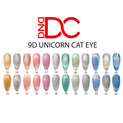 DND DC - 9D Cat Eye Unicorn Collection - 12 colors (#13 - #24)