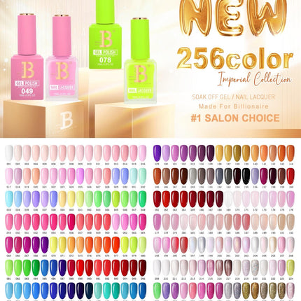 Billionaire Imperial Duo – 256 Color Gel & Lacquer Set | Free 2 Color Books