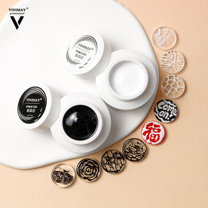 Vinimay Poke Sculpting Gel - Full Set 12 Colors w/ 1 Counter Display