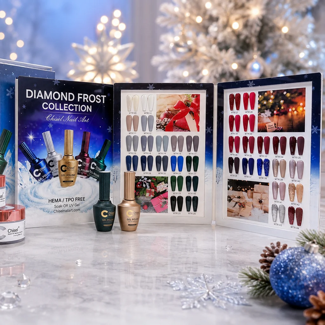 Chisel - Diamond Frost Collection Gel 0.5oz - 36 Colors Set + 1 Color Book
